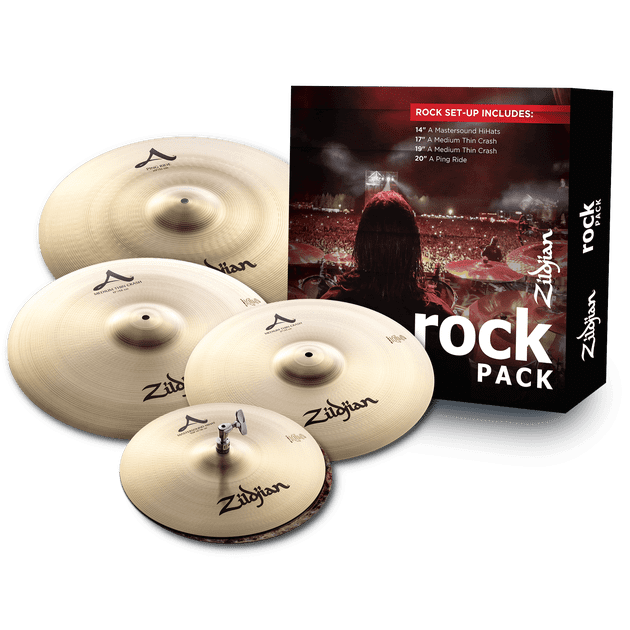 A ZILDJIAN ROCK CYMBAL PACK