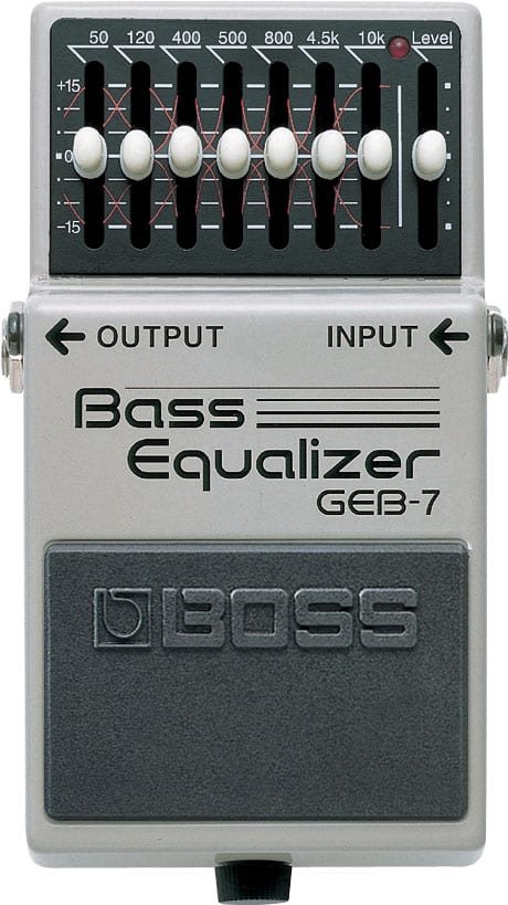 Boss GEB-7 Bass Equalizer Pedal in india front