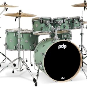 PDP Concept Maple Shell Pack - 7-piece - Satin Seafoam