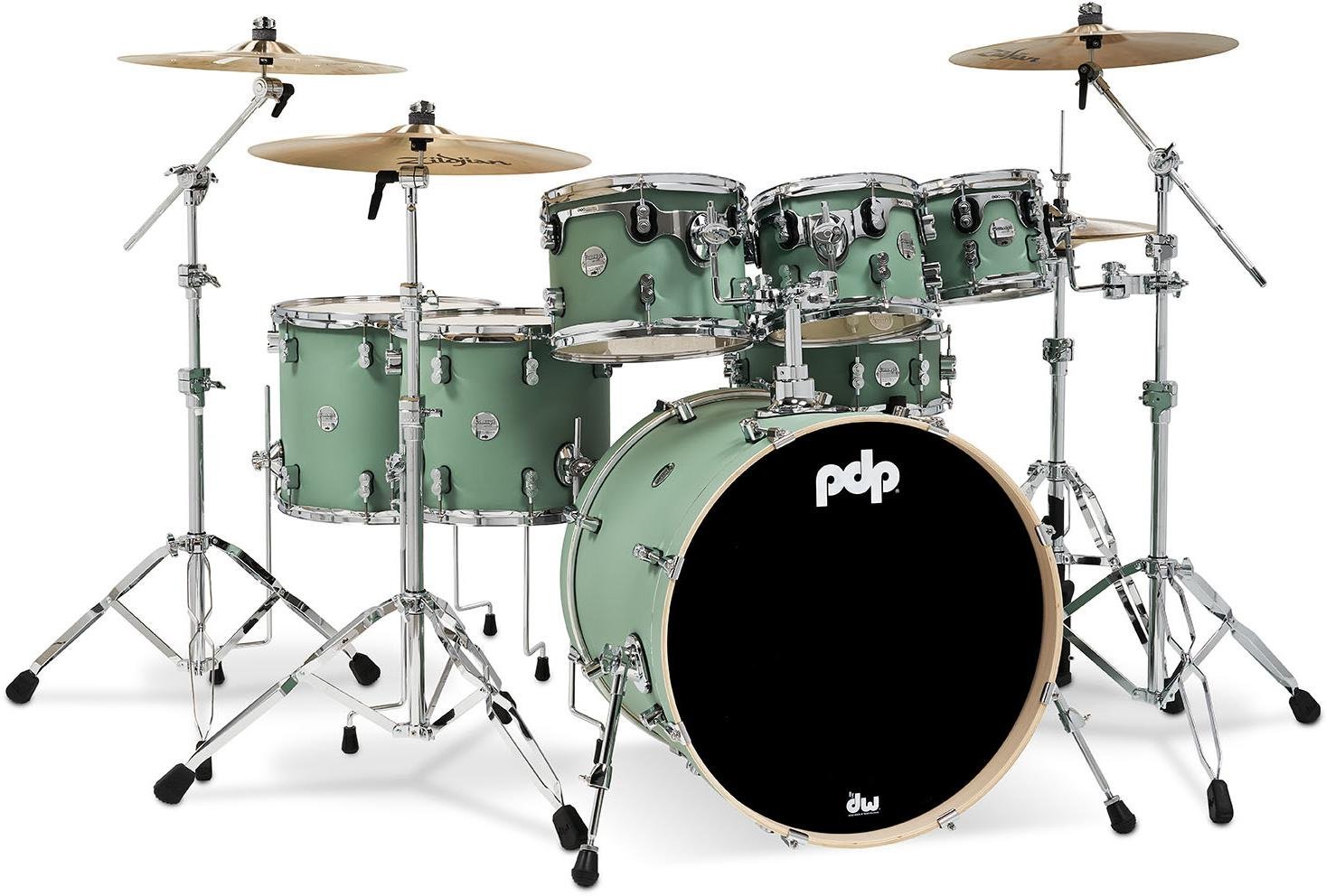 PDP Concept Maple Shell Pack - 7-piece - Satin Seafoam