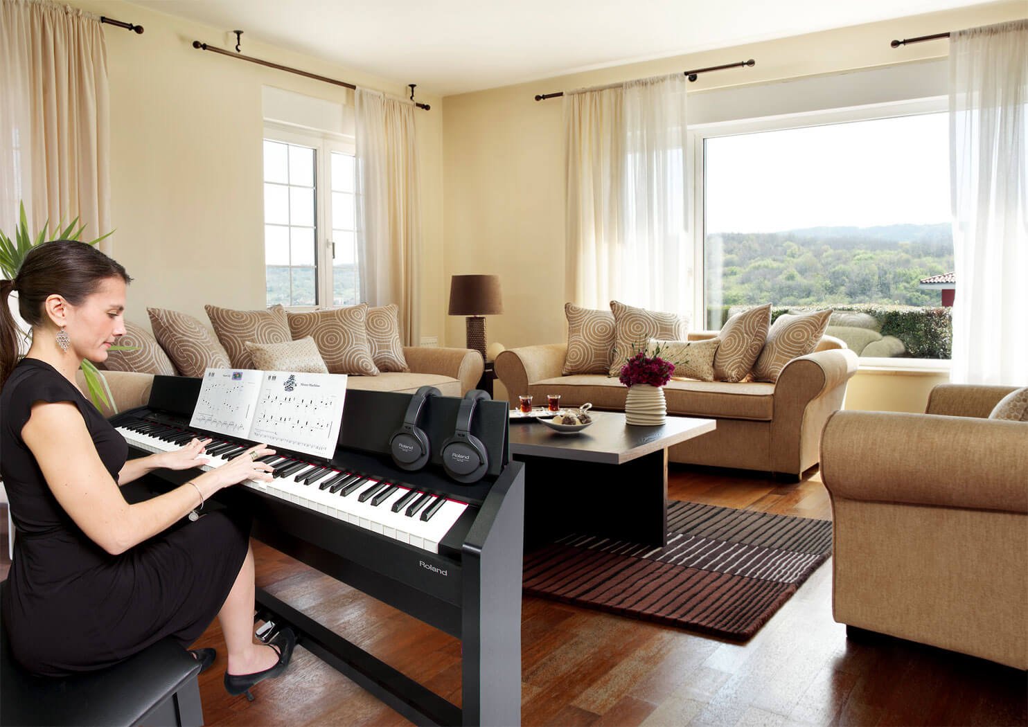 Roland F-120-SB Digital Piano - Image 2