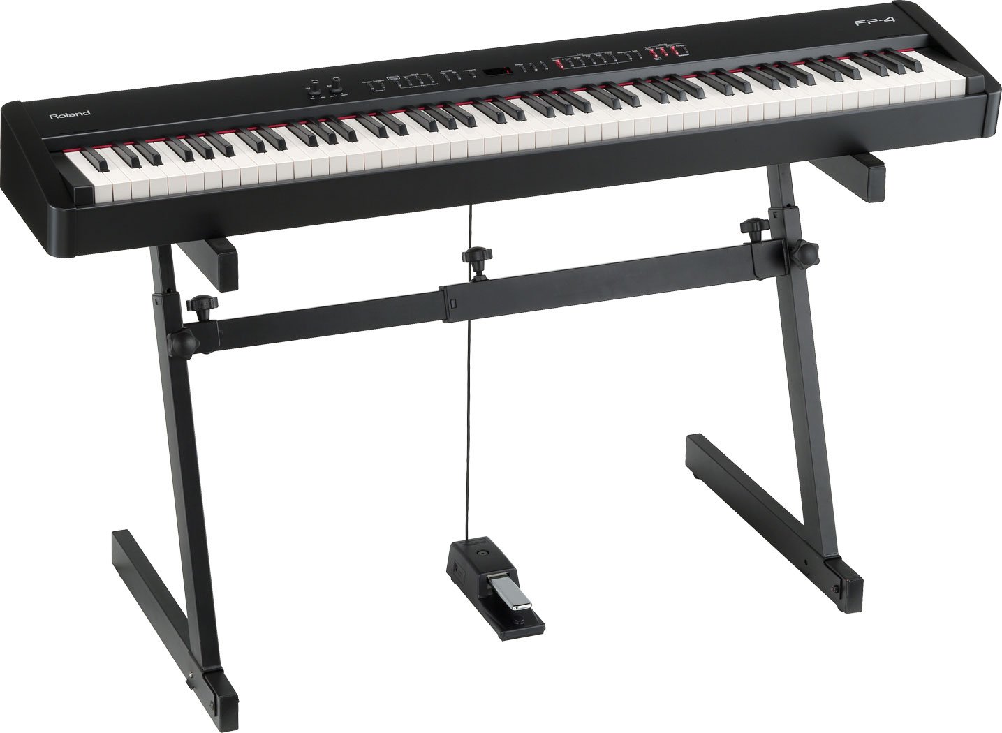 Roland FP-4 Digital Portable Piano black with stand