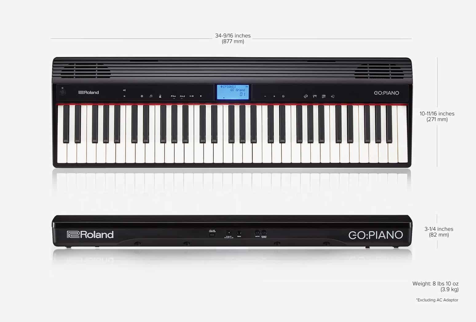 Roland GO:PIANO 61-key Portable Digital Piano - Image 3