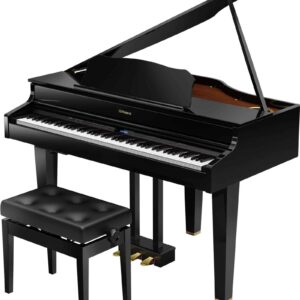 Roland GP-607 PEL Digital Grand Piano with chair