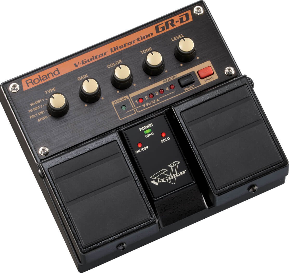 Roland GR-D V-Guitar Distortion Pedal angle